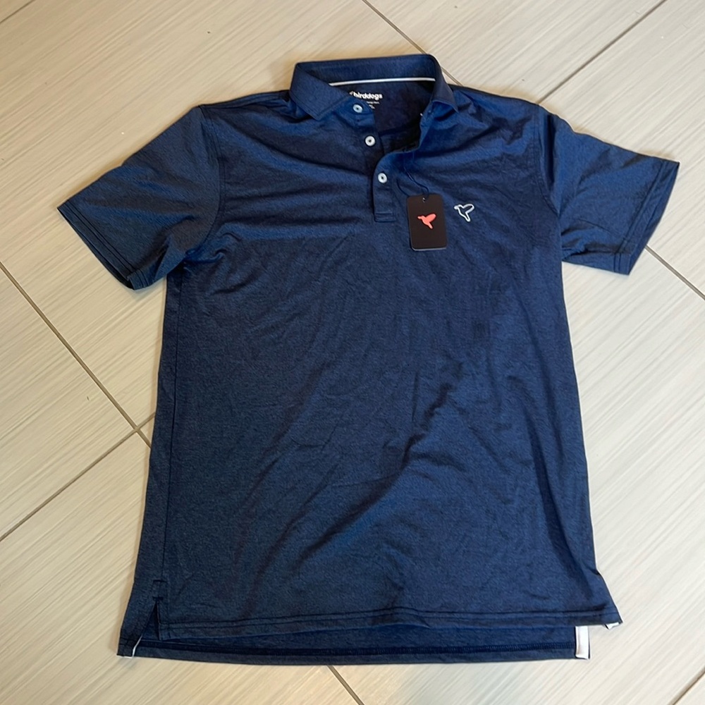 Birdsongs Navy Polo Men’s Medium